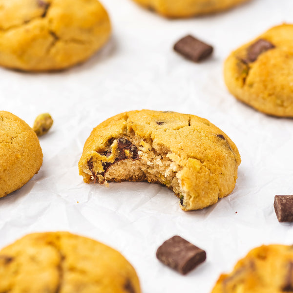 Salted Pistachios & Chocolate Chunk Cookies