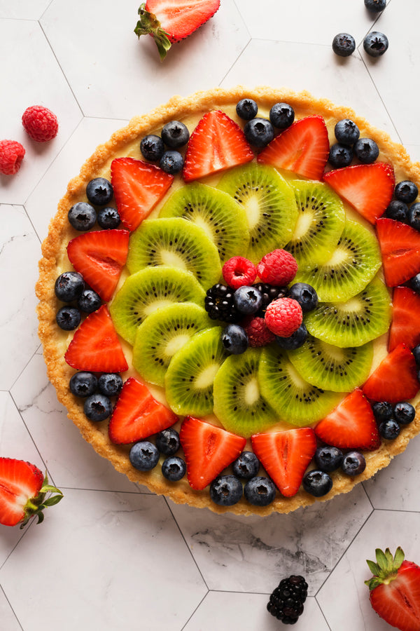 Fruit And Cream Keto Tart