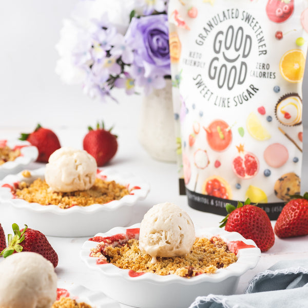 Keto Strawberry Crisp