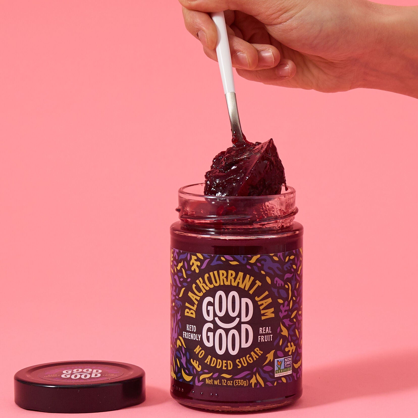 Blackcurrant Jam (330g) - No Added Sugar