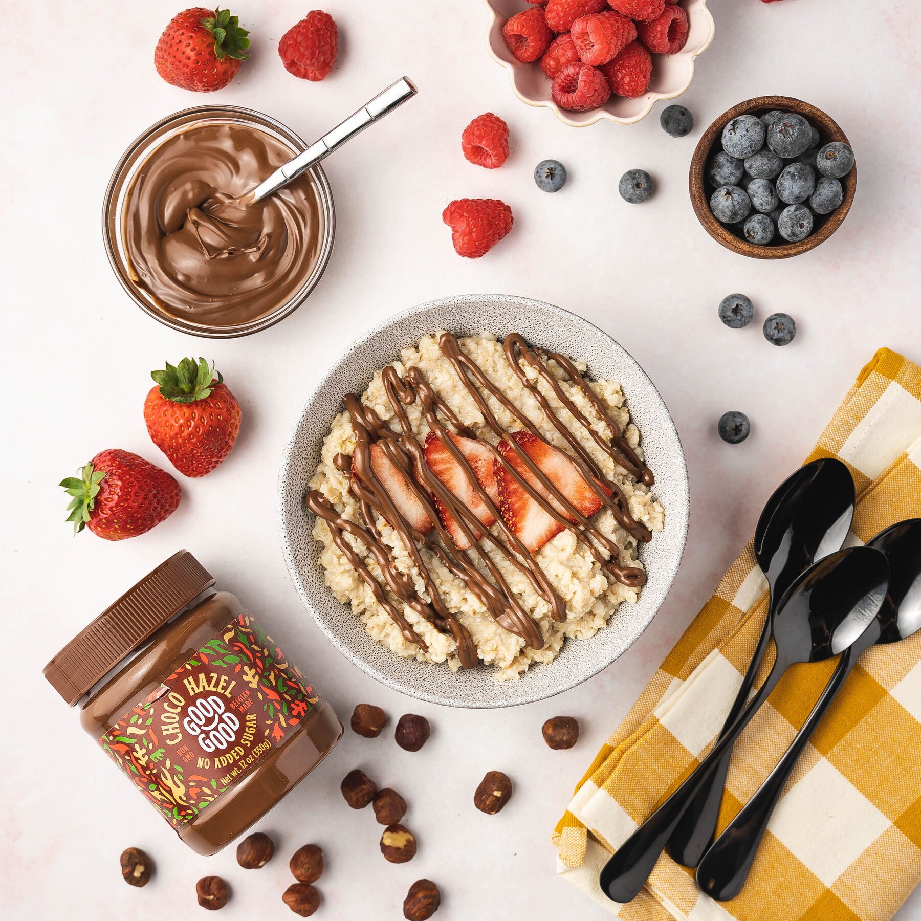 Belgian Choco Hazel Spread (350g) - No Added Sugar