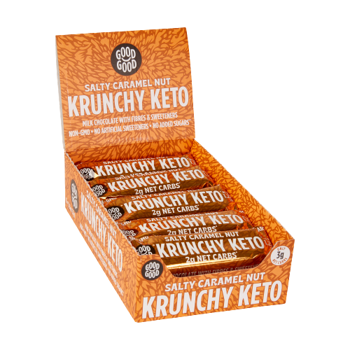 Good Good Krunchy Keto Bars Salty Caramel Nut