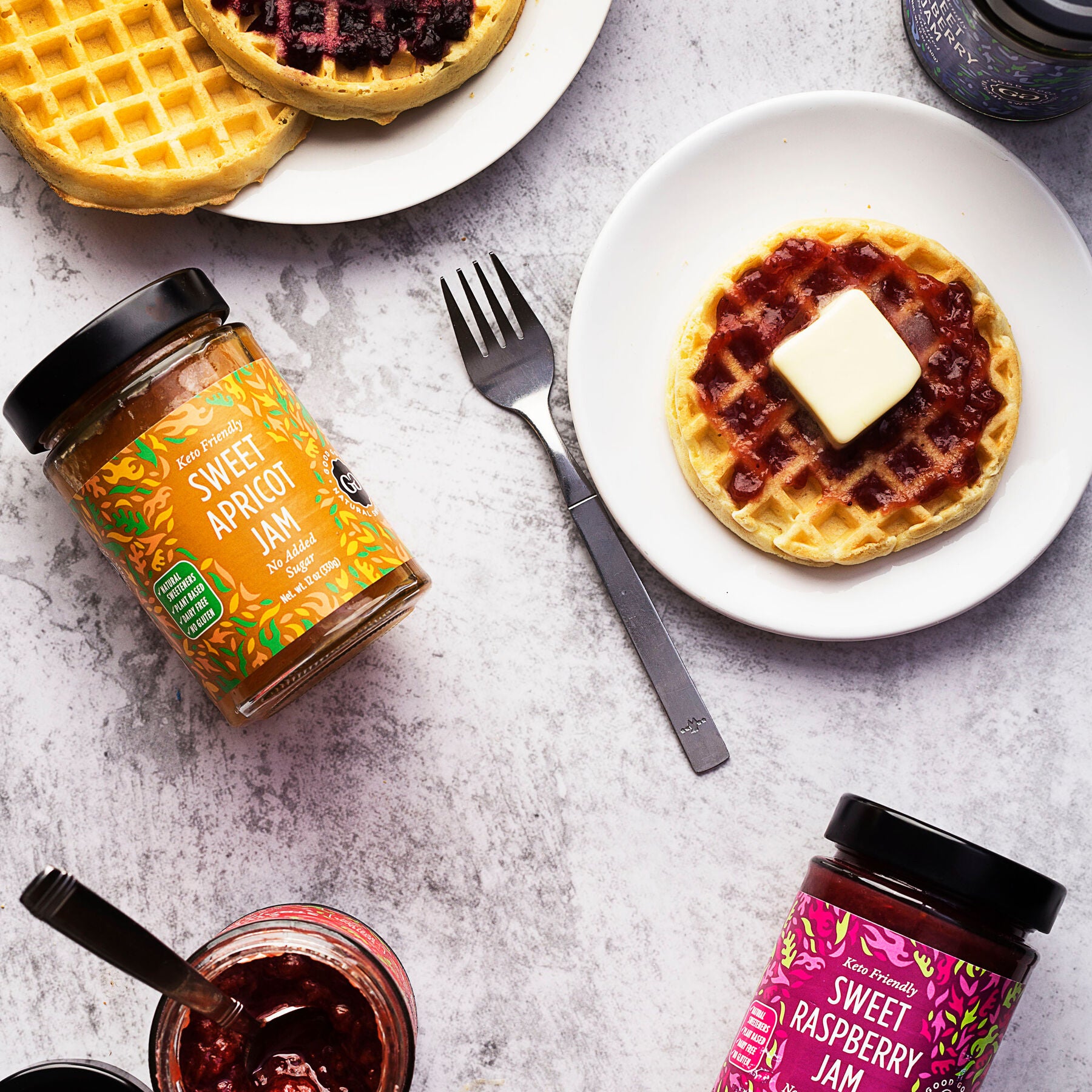 Good Good Raspberry, Blueberry, and Strawberry Jams