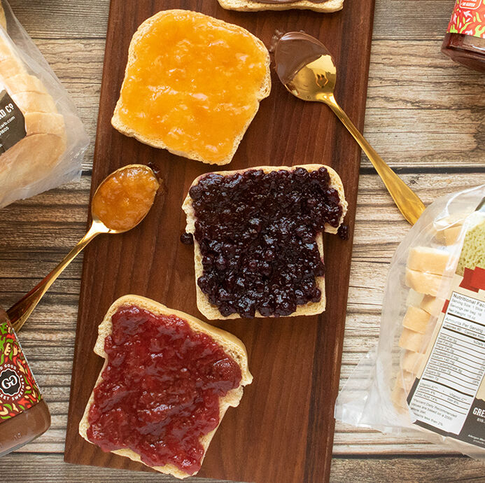 Apricot, Blueberry, and Strawberry Jam