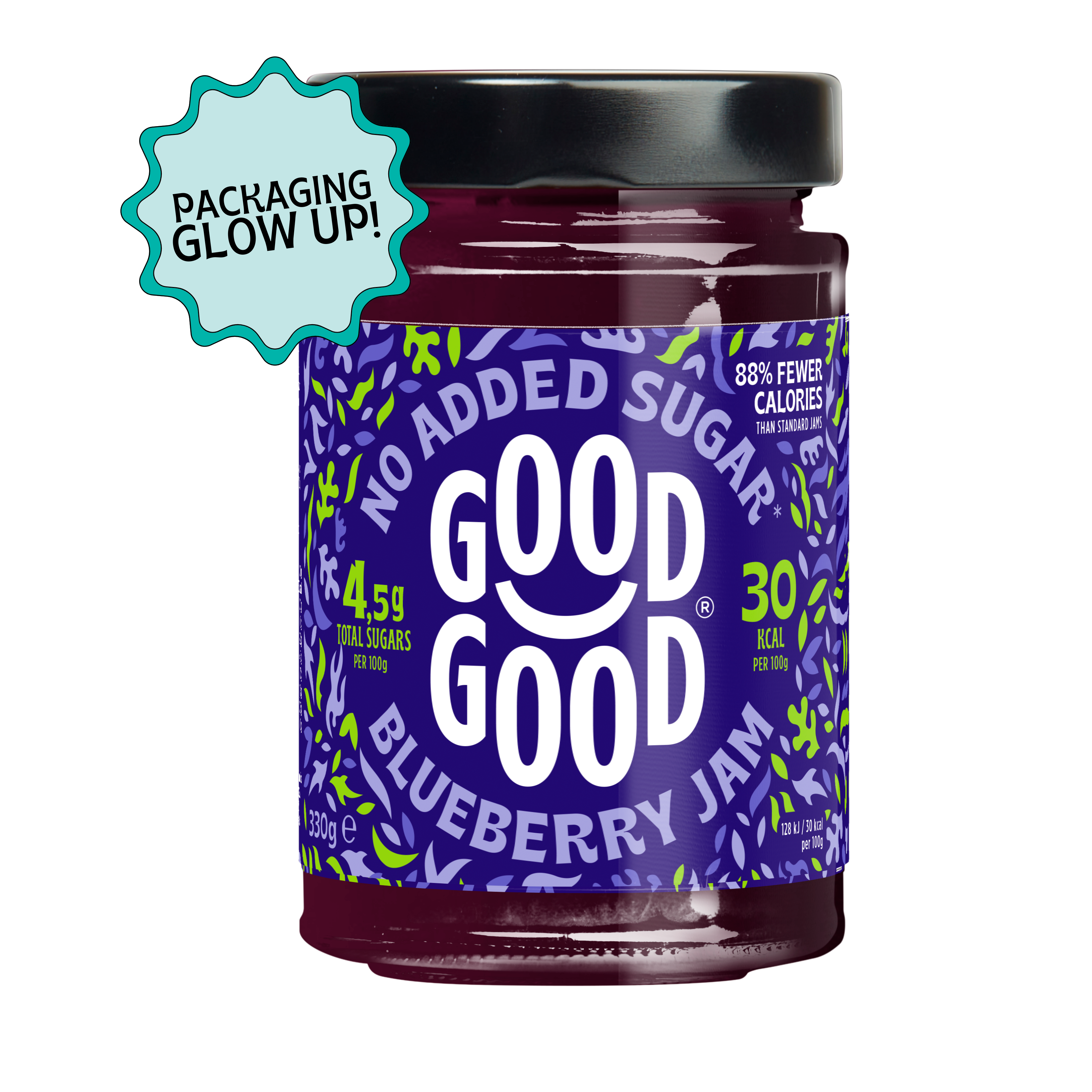 Blueberry Jam (330g) - No Added Sugar