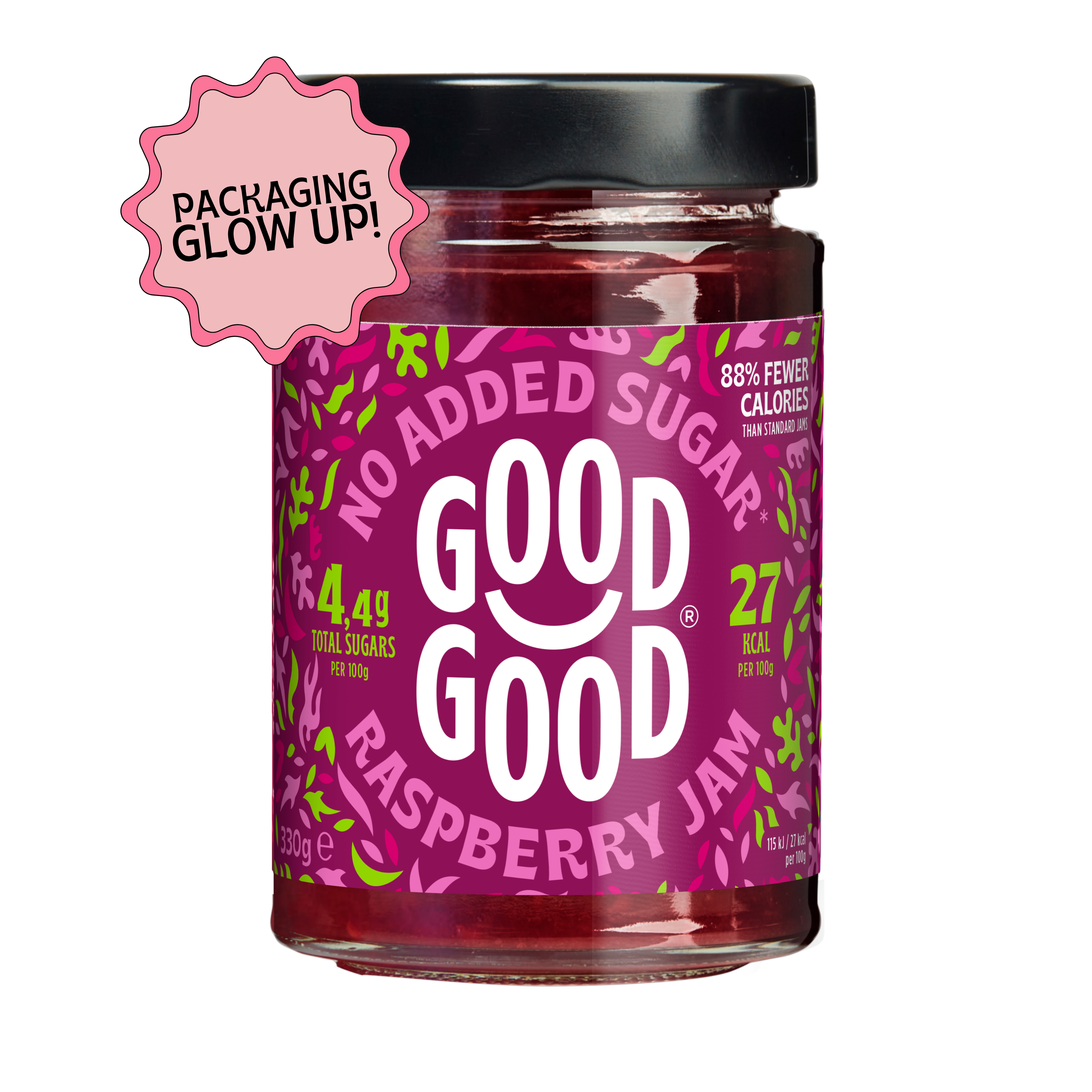 Raspberry Jam (330g) - No Added Sugar