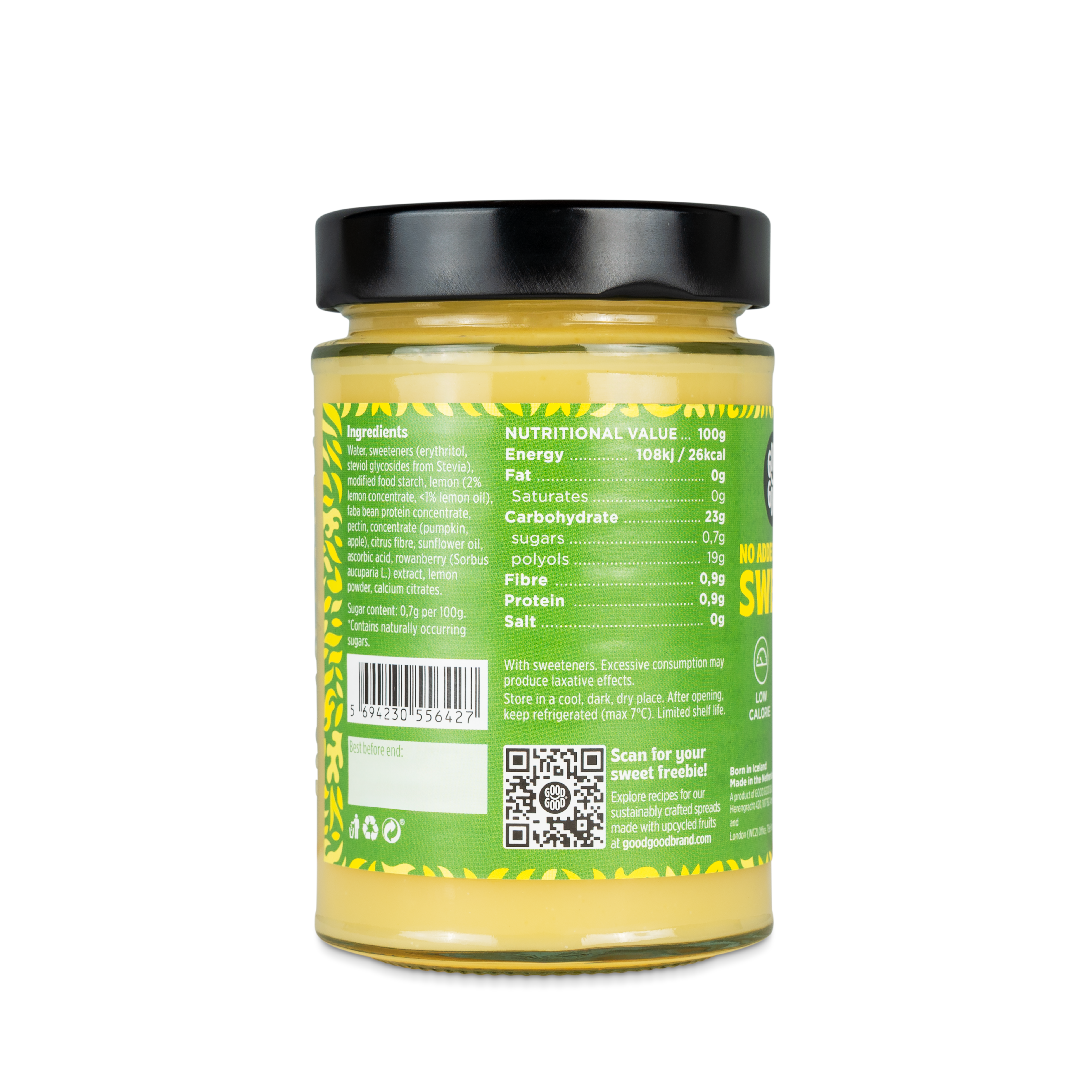 Vegan Lemon Spread (330g) - No Added Sugar
