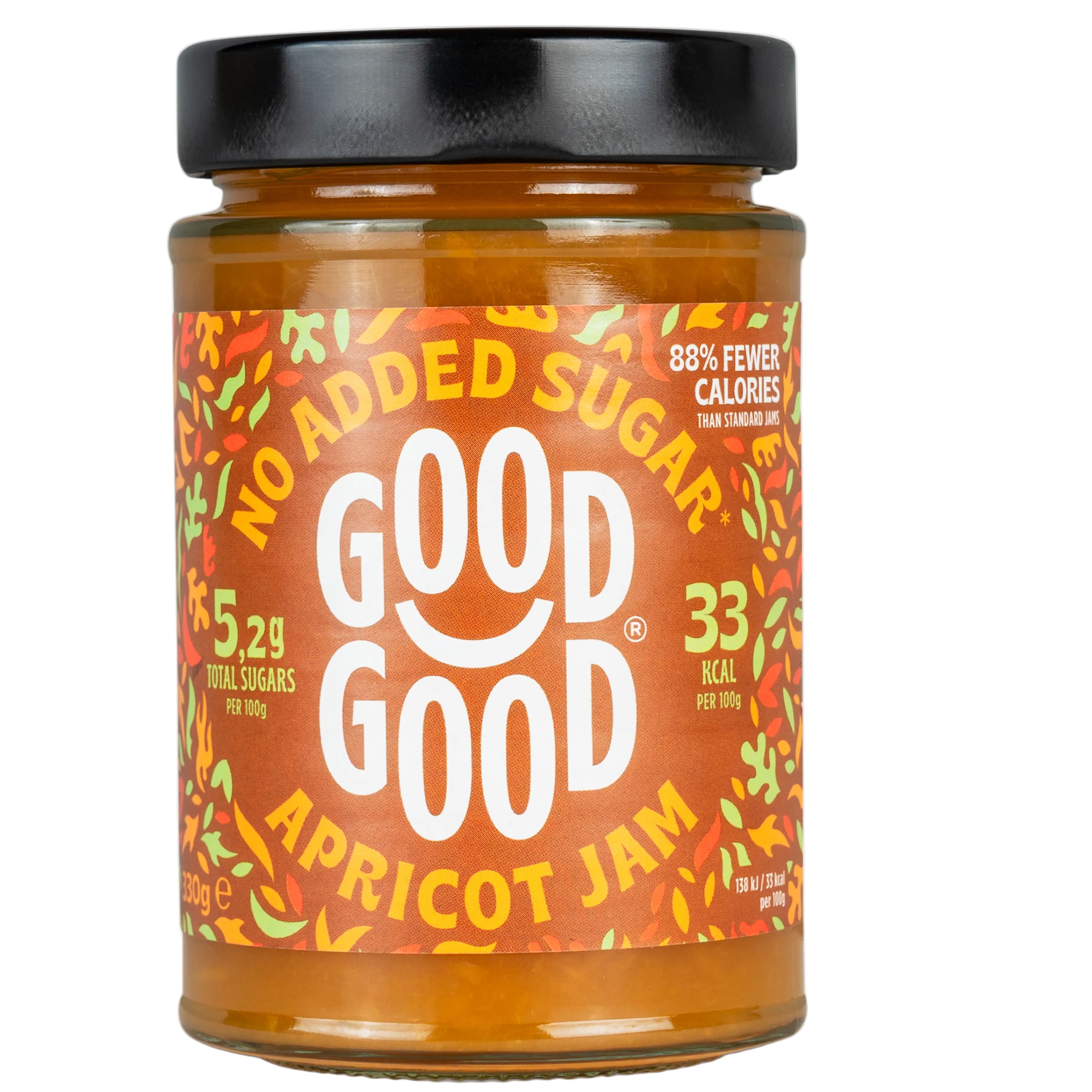 Apricot Jam (330g) - No Added Sugar