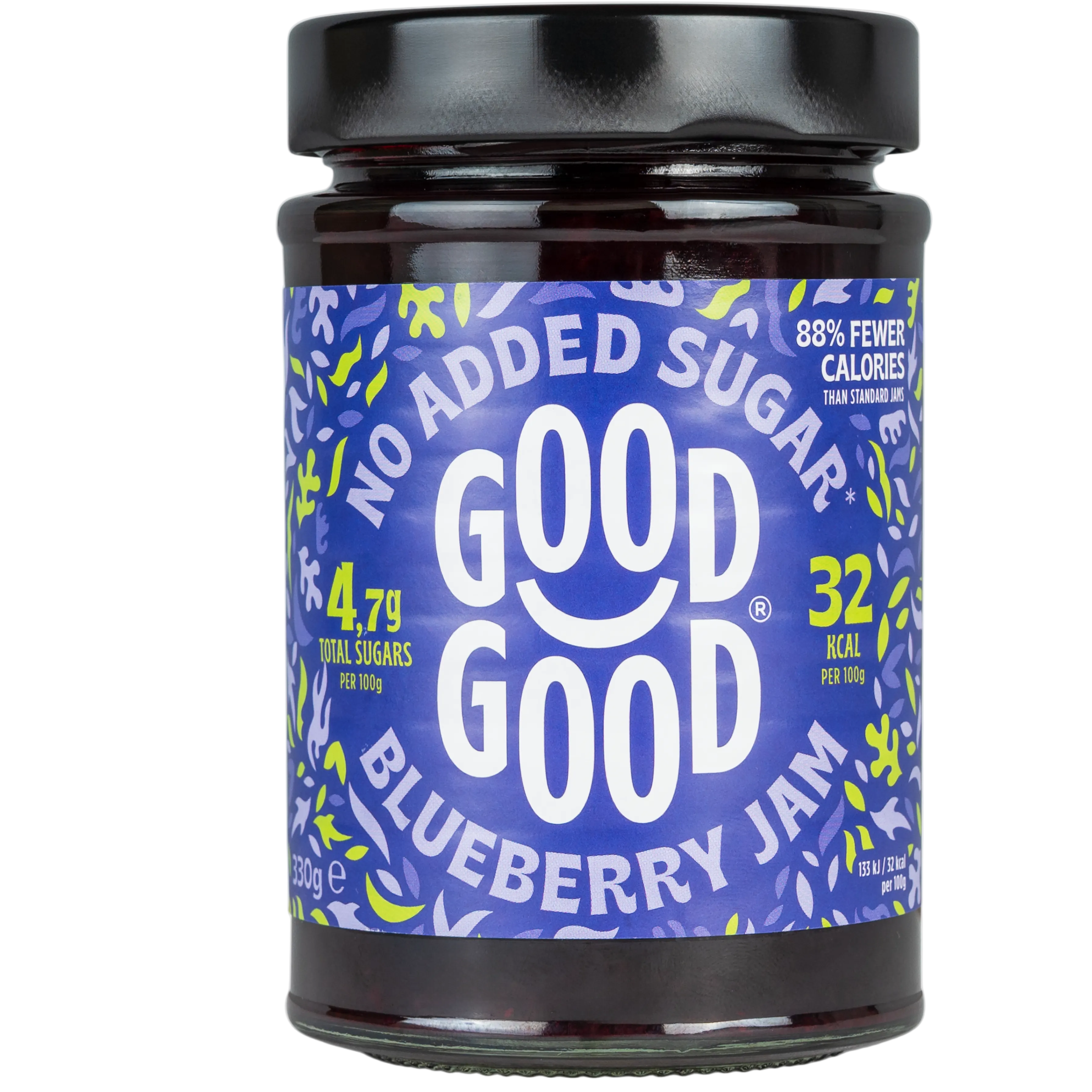 Blueberry Jam (330g) - No Added Sugar