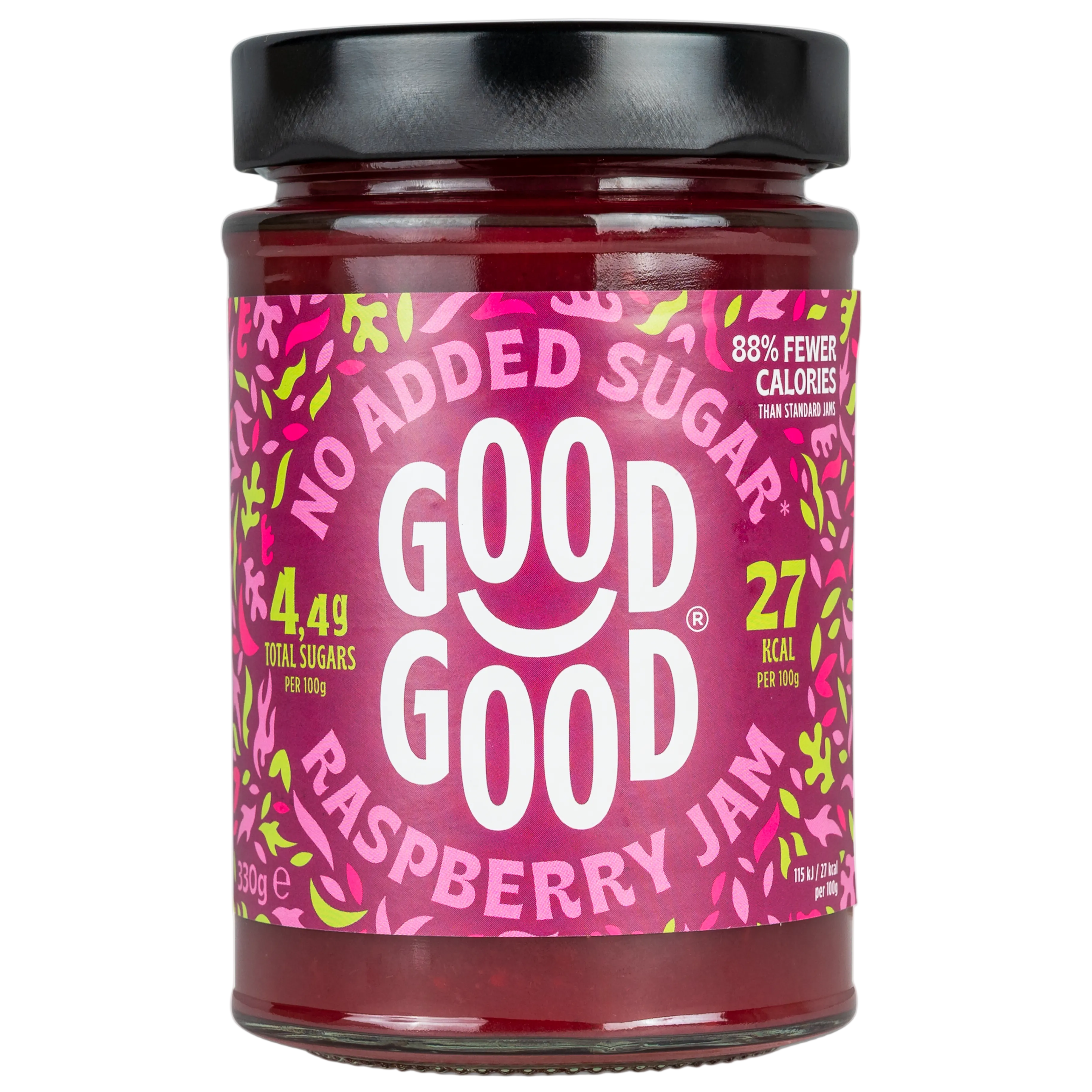 Raspberry Jam (330g) - No Added Sugar