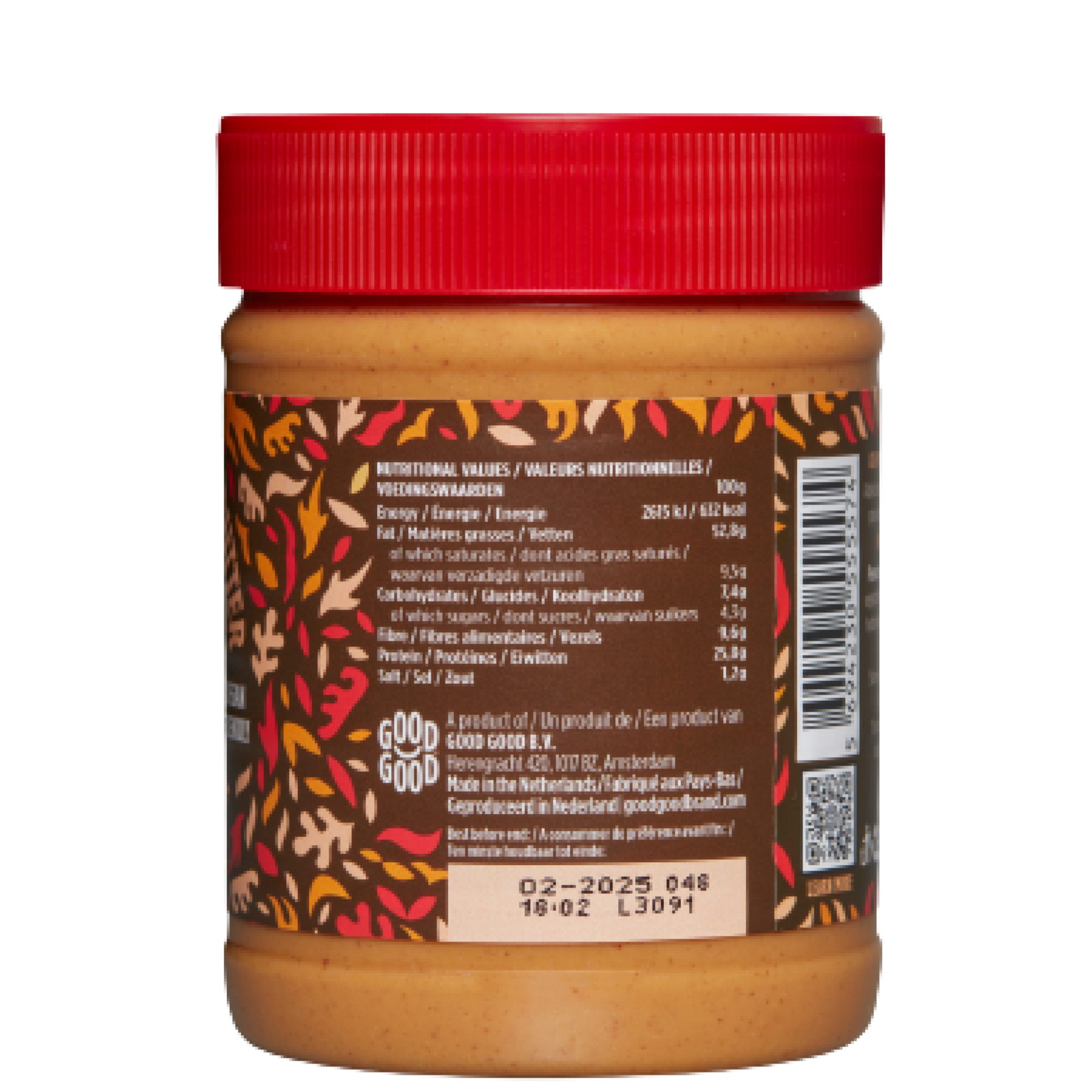 Creamy Peanut Butter (340g) - No Added Sugar