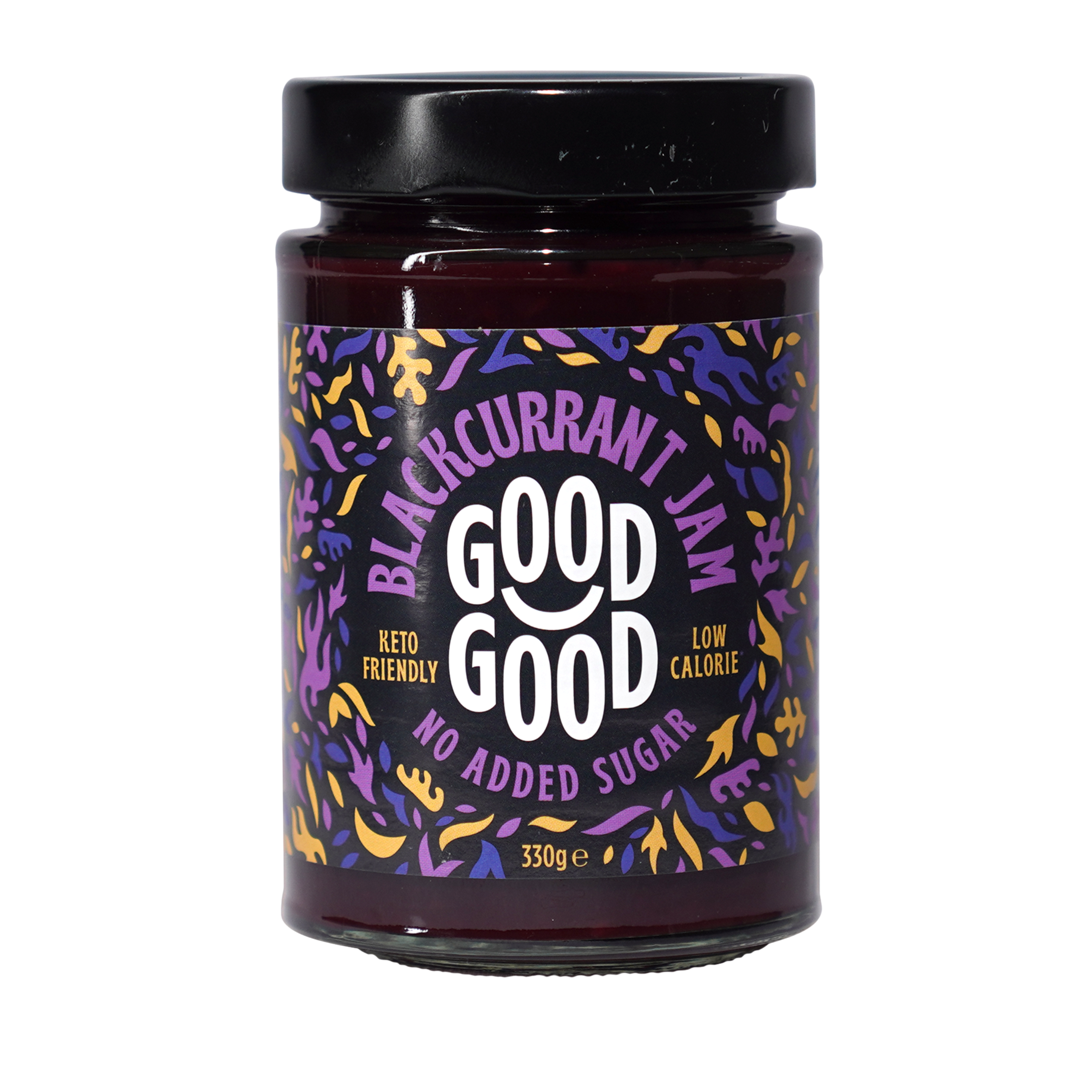 Blackcurrant Jam (330g) - No Added Sugar